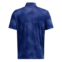 Under Armour Playoff 3.0 Printed pánské polo, modro/černé