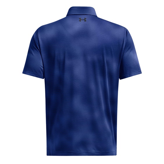Under Armour Playoff 3.0 Printed pánské polo, modro/černé