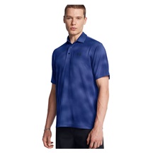 Under Armour Playoff 3.0 Printed pánské polo, modro/černé
