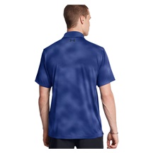 Under Armour Playoff 3.0 Printed pánské polo, modro/černé