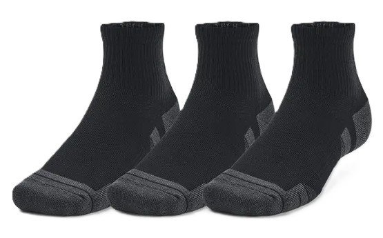 Under Armour Performance Tech unisex ponožky, černá, 3 páry
