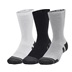 Under Armour Performance Tech Crew unisex ponožky, 3páry, černé/bílé/šedé
