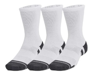 Under Armour Performance Tech Crew unisex ponožky, 3páry, bílé