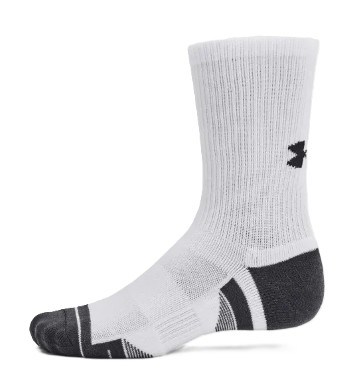 Under Armour Performance Tech Crew unisex ponožky, 3páry, bílé