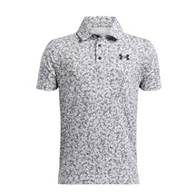 Under Armour Playoff Printed dětské polo, bílo/černé