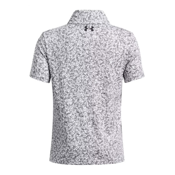 Under Armour Playoff Printed dětské polo, bílo/černé