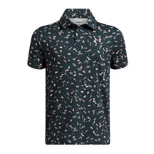 Under Armour Playoff Printed dětské polo, midnight navy/forest green