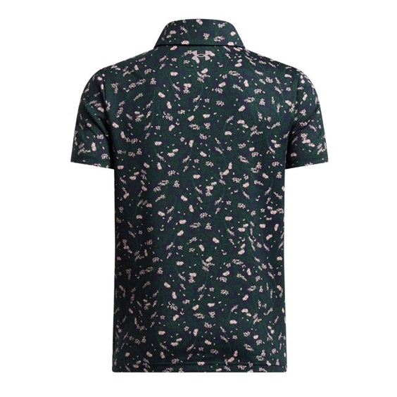 Under Armour Playoff Printed dětské polo, midnight navy/forest green