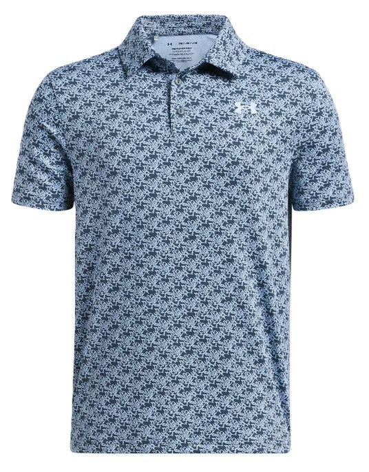 Under Armour Playoff Printed dětské polo, modré