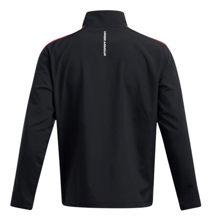Under Armour Storm Windstrike 1/2 Zip pánská bunda, černo/červená