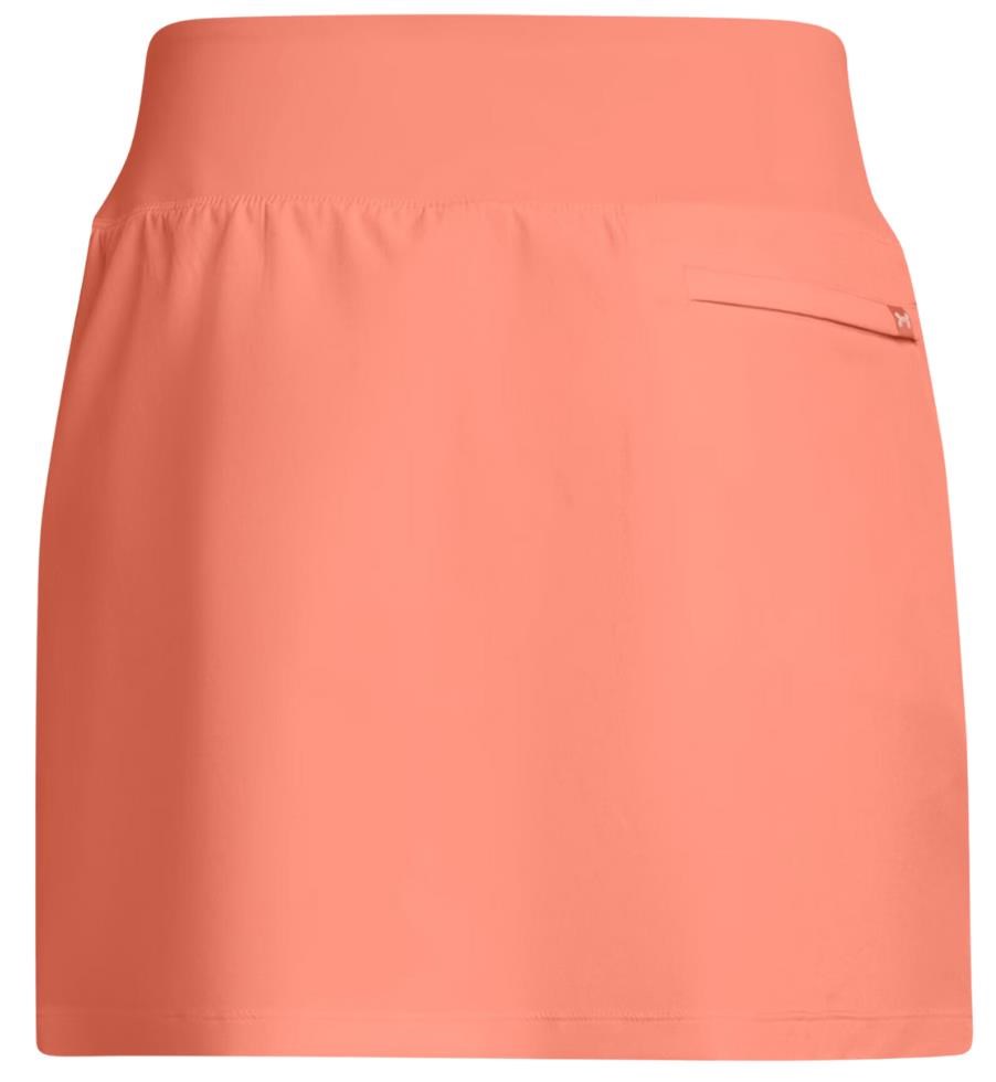 Under Armour Empower golfová sukně, flare orange/halo gray