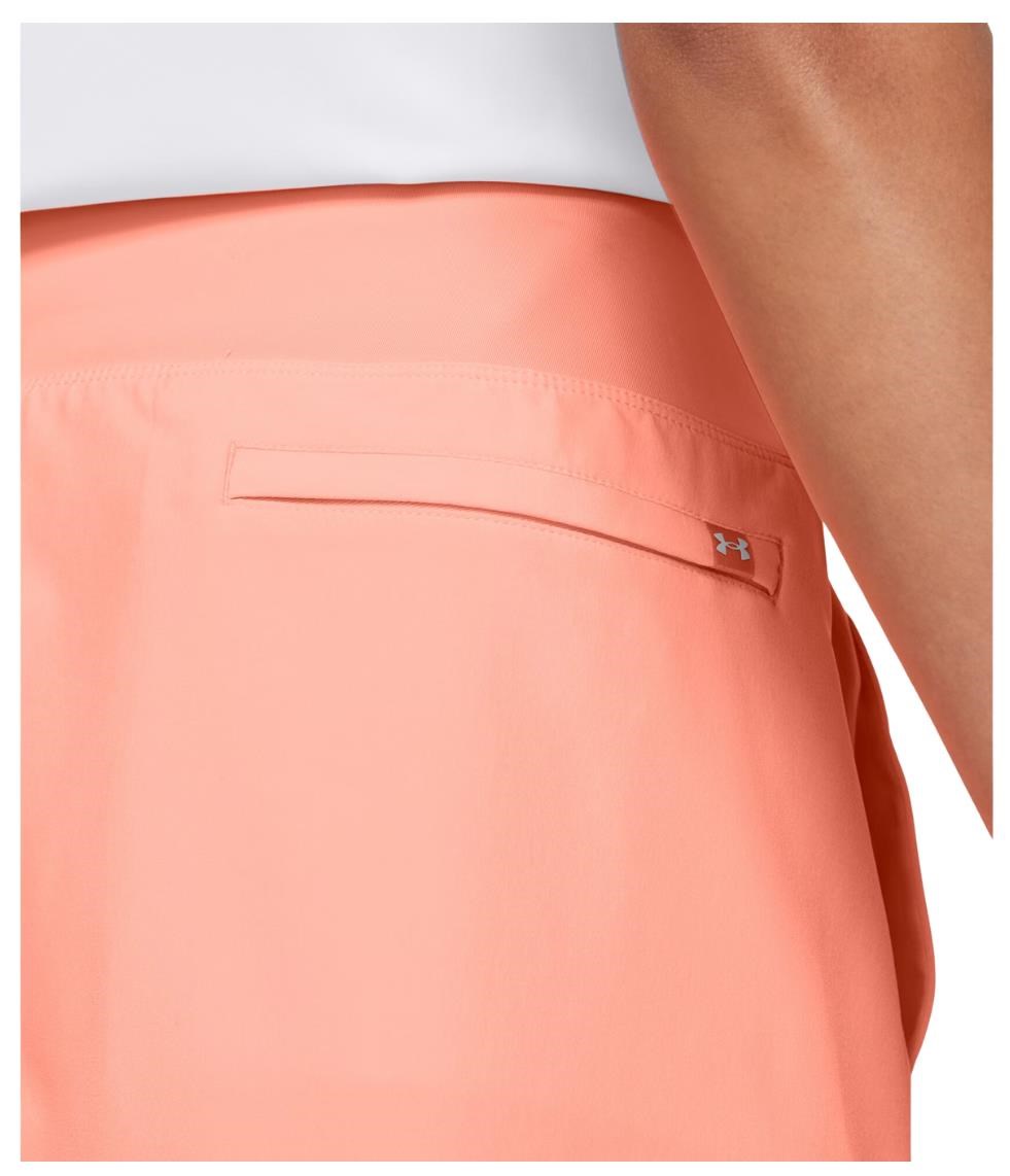 Under Armour Empower golfová sukně, flare orange/halo gray