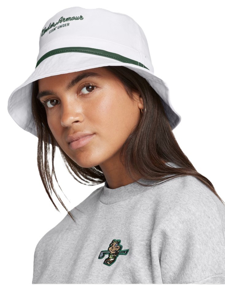 Under Armour Unisex Driver golfový klobouk, bílý