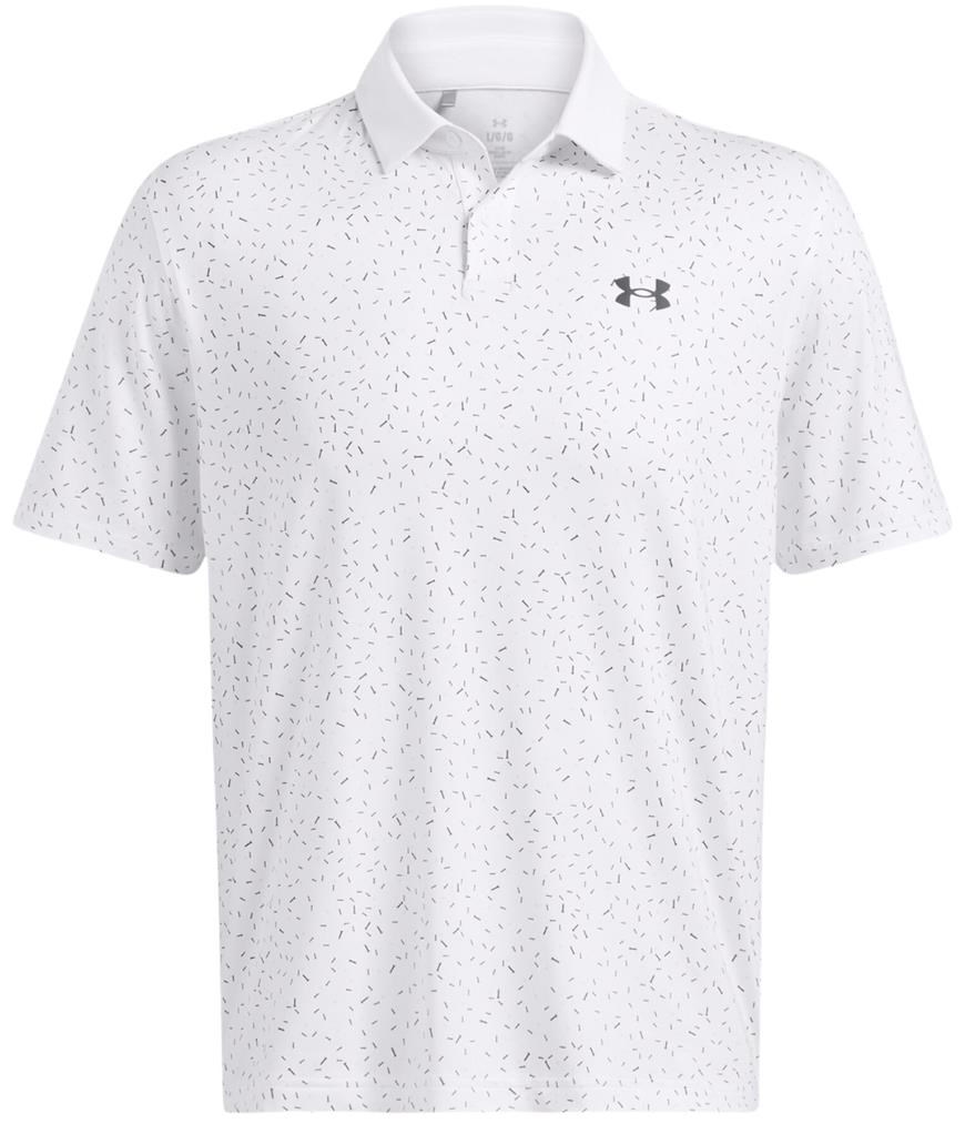 Under Armour T2G Printed pánské polo, bílé