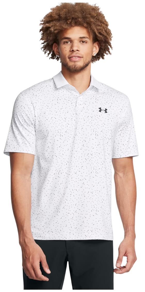 Under Armour T2G Printed pánské polo, bílé