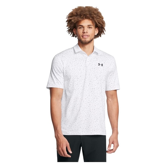 Under Armour T2G Printed pánské polo, bílé