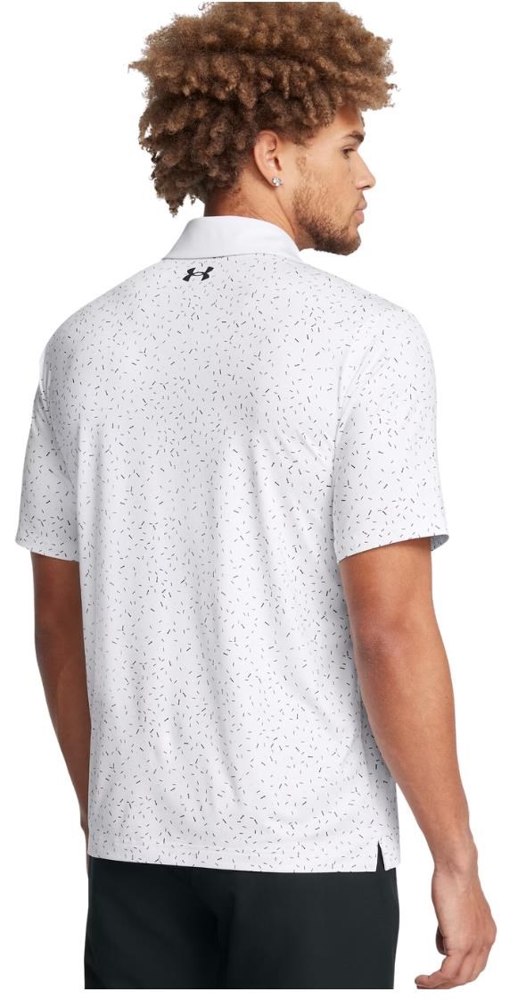Under Armour T2G Printed pánské polo, bílé