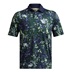 Under Armour T2G Printed pánské polo, retro green/midnight navy