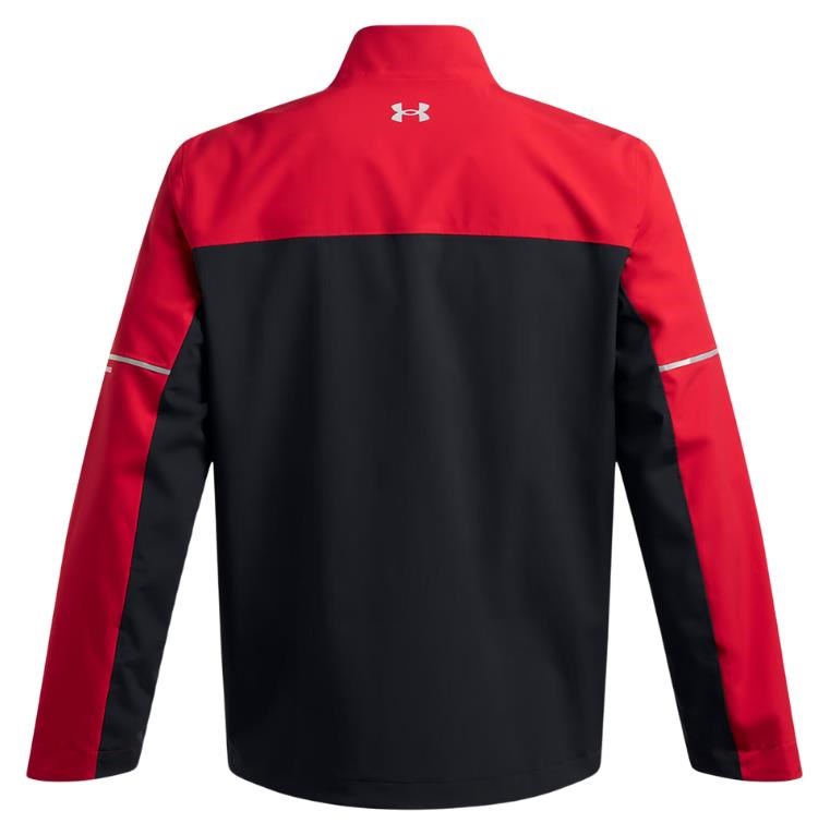 Under Armour Drive Rain pánská bunda do deště, červeno/černá