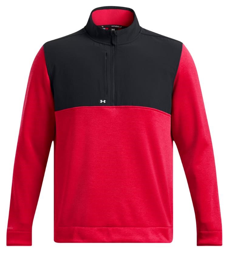 Under Armour Drive Storm SweaterFleece pánská mikina, červeno/černá