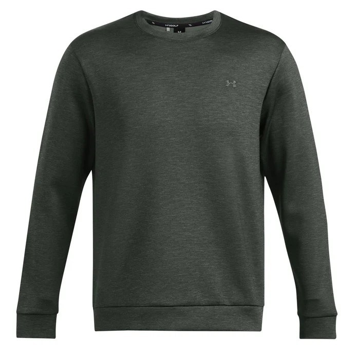 Under Armour Drive Midlayer Crew pánská mikina, lesní zelená