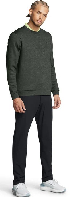Under Armour Drive Midlayer Crew pánská mikina, lesní zelená