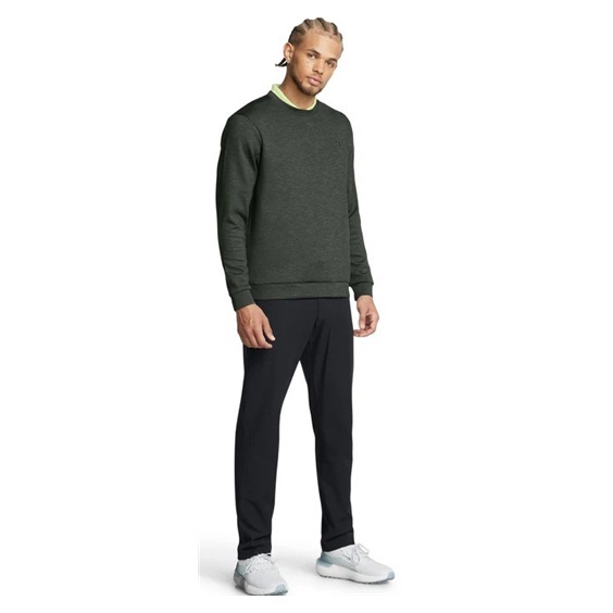 Under Armour Drive Midlayer Crew pánská mikina, lesní zelená