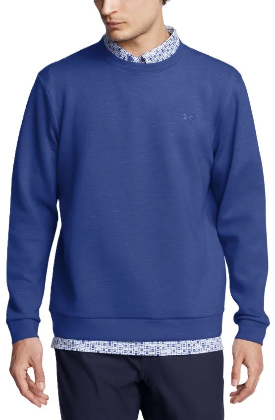 Under Armour Drive Midlayer Crew pánská mikina, modrá