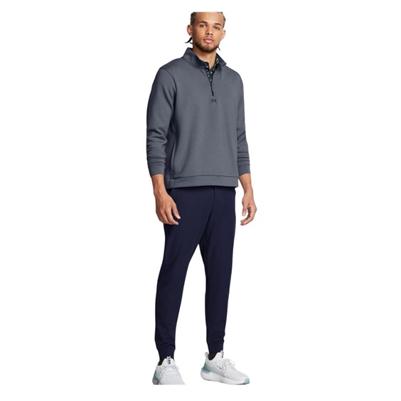 Under Armour Drive Midlayer pánský svetr, downpour gray/gravel/black