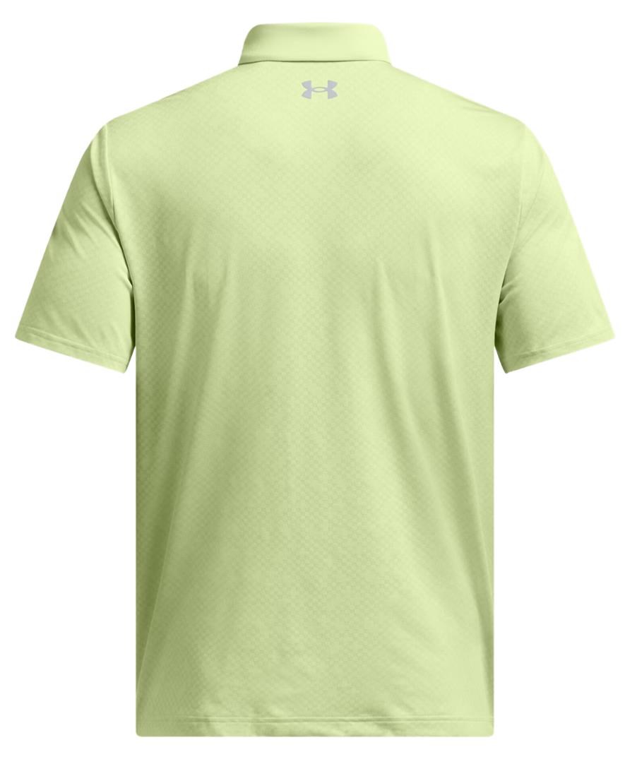 Under Armour Playoff 3.0 Check Jaquard pánské polo, zelené