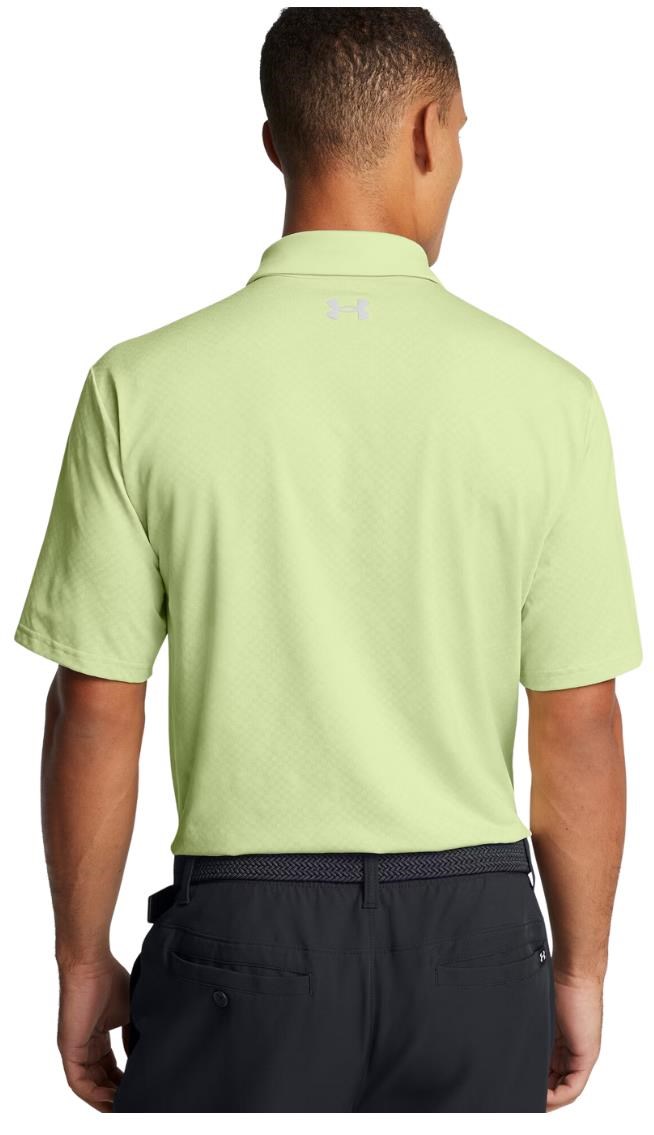 Under Armour Playoff 3.0 Check Jaquard pánské polo, zelené