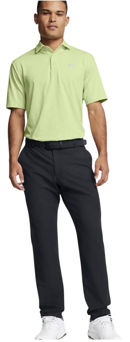 Under Armour Playoff 3.0 Check Jaquard pánské polo, zelené