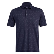 Under Armour Playoff 3.0 Check Jaquard pánské polo, midnight navy