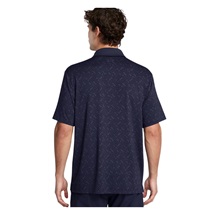 Under Armour Playoff 3.0 Check Jaquard pánské polo, midnight navy