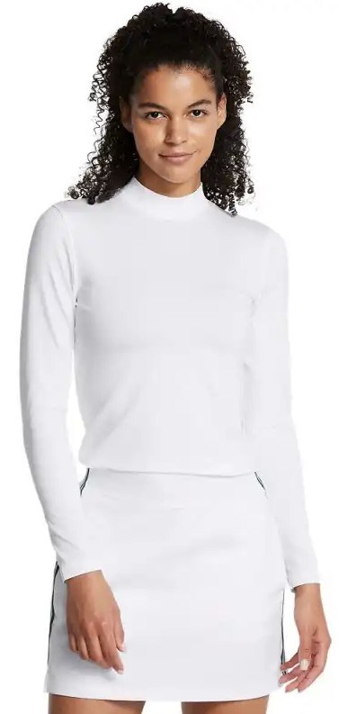 Under Armour Drive LS Mock dámský top, bílý