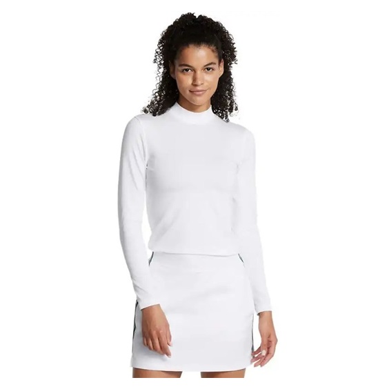 Under Armour Drive LS Mock dámský top, bílý
