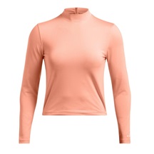 Under Armour Drive LS Mock dámský top, flare orange/white