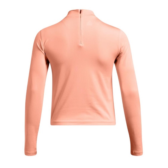 Under Armour Drive LS Mock dámský top, flare orange/white
