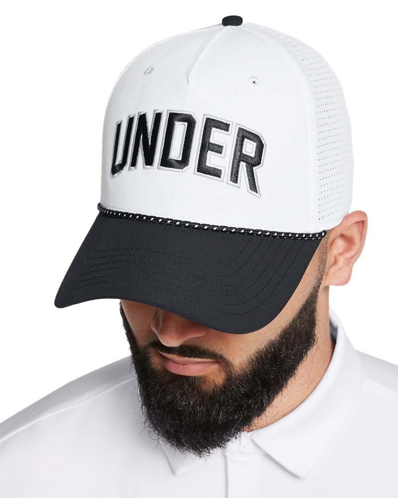 Under Armour Driver Snapback mens cap, white