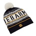 Under Armour Halftime Pom Beanie zimní čepice, summit white/golden yellow