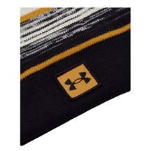 Under Armour Halftime Pom Beanie zimní čepice, summit white/golden yellow