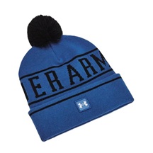 Under Armour Halftime Pom Beanie zimní čepice, modrá