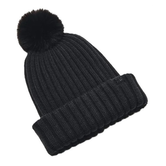 Under Armour Halftime Pom Beanie dámská zimní čepice, černá