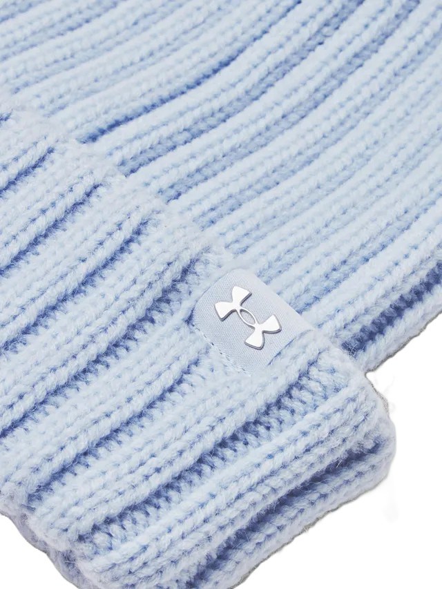 Under Armour Halftime Pom Beanie dámská zimní čepice, modrá