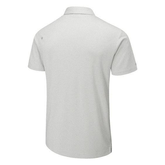 PING Halcyon Honeycomb pánské polo, silver multi