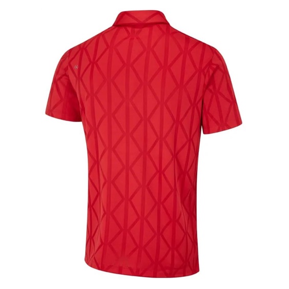 PING Lenny Jacquard pánské polo, červené