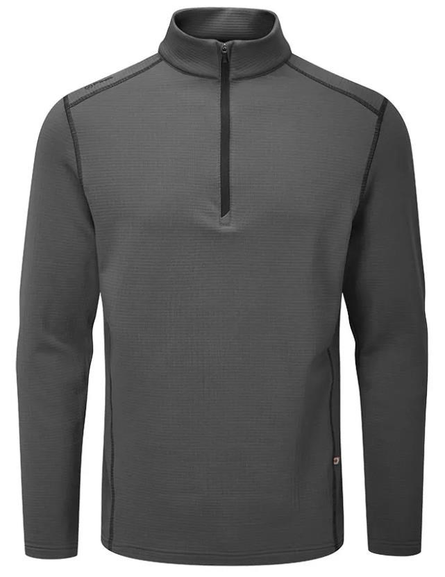 PING Half Zip Edwin pánská mikina, asphalt