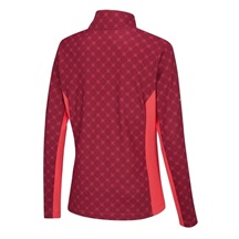 PING Lolette Printed dámská mikina, tibetan red multi/cayenne