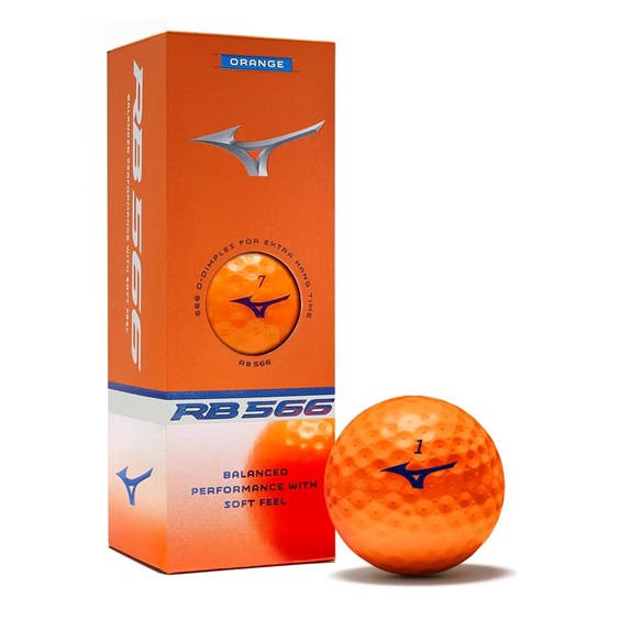 Mizuno RB 566 golfové míčky, oranžové