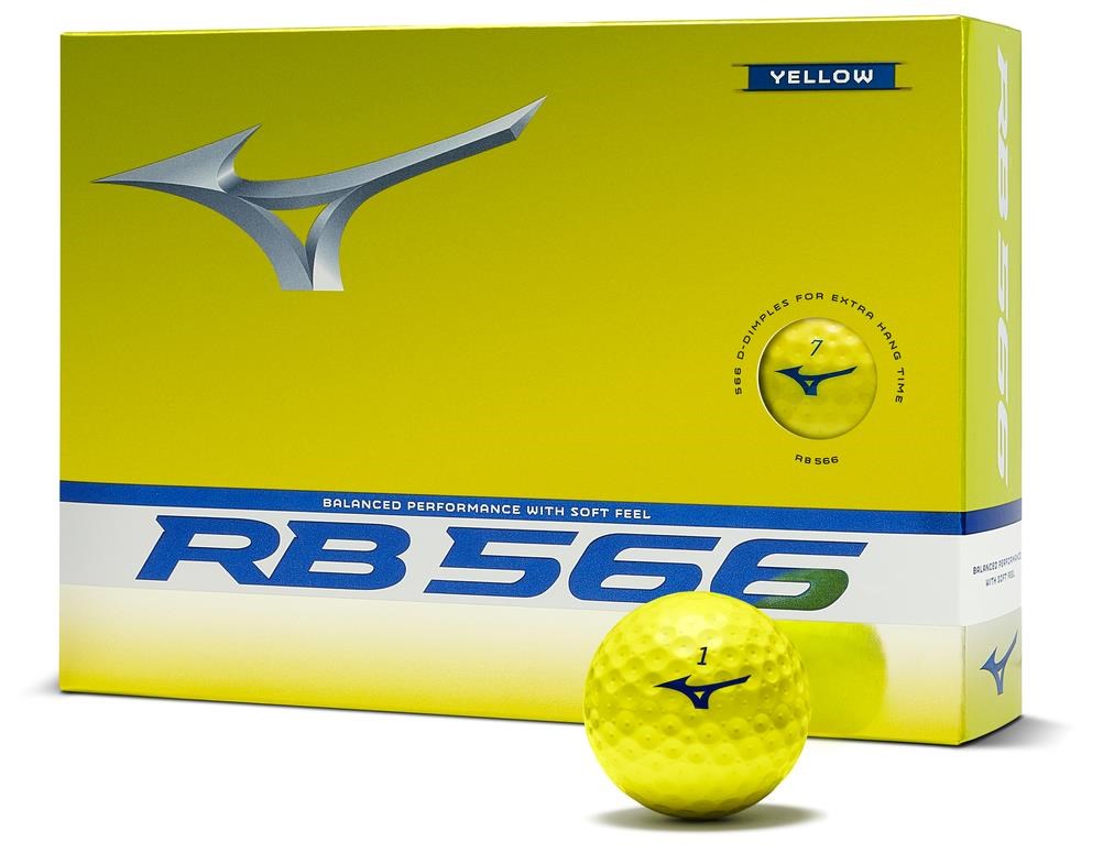 Mizuno RB 566 golfové míčky, žluté